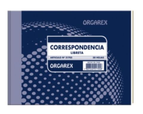 Libreta de Correspondencia Orgarex Oficio 100 Hojas