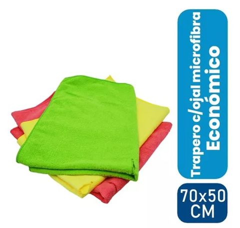 Trapero Microfibra Te Abastece con Ojal Uni Color 50X70 cm