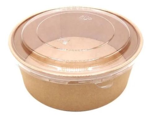 Envase Redondo Carton Cafe Interior Blanco 1200 Cc