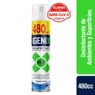 DESINFECTANTE EN AEROSOL IGENIX TRADICIONAL ANTIBACTERIAL 360 CC